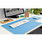 Tapis de souris Sigel Eyestyle, L 250 x P 200 x H 7 mm, surface textile en PET recyclé, bleu clair/gris foncé