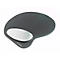 Tapis de souris ergonomique gris avec repose-poignet, marque Kensington.