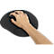 Tapis souris et repose-poignet en gel - surface en tissu - L 225 x P 245 x H 21 mm - noir - notre marque Schäfer Shop Select 