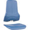 Tapizado de cuero sintético para silla básica neon, azul