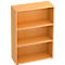 TARA boekenkast, 3 OH, stapelbaar, B. 800 x D 330 x H 1144 mm, beukendecor