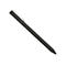 Schwarzer Stylus-Stift mit silbernem Clip, diagonal vor weißem Hintergrund.