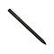 Schwarzer, schlanker Stift, mit Clip, auf weiÃŸem Hintergrund.