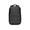 Sac à dos noir avec logo Targus. Le sac à dos a une forme rectangulaire, avec une poignée en haut et un dos rembourré.