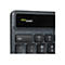 Ausschnitt einer Tastatur. Schwarze Tasten mit weiÃŸen Beschriftungen. Im oberen Bereich steht eco/smart.