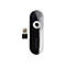 Schwarzer Targus Präsentations-Pointer mit USB-Empfänger auf weißem Hintergrund.