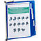 tarifold wanddisplaysysteem met 10 panelen - blauw