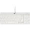 Tastatur BakkerElkhuizen UltraBoard 960 V2, QWERTZ, mit Nummernblock, USB-C, ergonomisch, kompakt & augenschonend, L 146 x B 363 x H 19 mm, grau