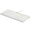 Tastatur BakkerElkhuizen UltraBoard 960 V2, QWERTZ, mit Nummernblock, USB-C, ergonomisch, kompakt & augenschonend, L 146 x B 363 x H 19 mm, grau