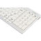 Tastatur BakkerElkhuizen UltraBoard 960 V2, QWERTZ, mit Nummernblock, USB-C, ergonomisch, kompakt & augenschonend, L 146 x B 363 x H 19 mm, grau