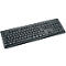 Tastatur Kensington KB150 EQ, kabellos, QWERTZ, mit Nummernblock, versiegelte Membran, PCR, schwarz