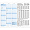 Teamplaner Korsch 2026, 12 Spalten, Kalendarium für D/EN/F/I, Ferientermine, Vorschau bis März 2027, B 440 x H 360 mm, Papier