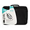 techair TABUN33MV4 - Notebook-Tasche - 43.9 cm (17.3') - Schwarz - mit optische USB-Maus