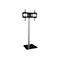 TECHly Floor Support - Aufstellung - für LCD-Display - Aluminium - Schwarz, Silber - Bildschirmgröße: 81.3-177.8 cm (32'-70')