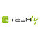 Firmenlogo Techly auf weißem Hintergrund.