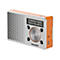 TechniSat DigitRadio 1 - Tragbares DAB-Radio - 1 Watt - Silber, orange