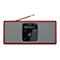 TechniSat DigitRadio 2 S - DAB+-Radio - Rot, Silber