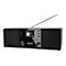 TechniSat DigitRadio 370 CD IR - Audiosystem - 2 x 5 Watt - Schwarz