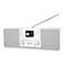 TechniSat DigitRadio 370 CD IR - Audiosystem - 2 x 5 Watt - weiß
