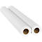 tecno Plotterrollen CAD 90, 91,4 cm x 100 m, 90 g/m², weiß, ungestrichen, Karton = 2 Rollen