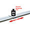 Teleboard, van aluminium, lengte 3 meter, incl. board stand