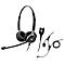 Telefoon-headset Sennheiser SC 660, kabelaansluiting, stereogeluid, HD, oorkussens, en adapter CEHS-AL01