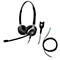 Telefoon-headset Sennheiser SC 660, kabelaansluiting, stereogeluid, HD, oorkussens, en adapter CEHS-DHSG