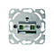 Telegärtner AMJ45 8 K Up/0 Cat.6A - Kabelkanal-Anschlussdose - CAT 6a - STP - RJ-45