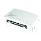 Telegärtner Mini Distributor MPD6-HS K - Kabelverteilerkasten - geeignet für Wandmontage, am Rohr montierbar, DIN schienenmontierbar - CAT 6a - STP - RJ-45/RJ-11/RJ-12 X 6