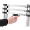 Telescopische ladder Hailo FlexLine, EN 131-6, in hoogte verstelbaar, met 1 hand ontgrendelbaar, tot 150 kg, div. varianten