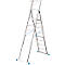 Telescopische platformladder Krause, 6-8 sporten