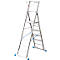 Telescopische platformladder Krause, 6-8 sporten