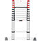 Teleskopleiter Hailo FlexLine, EN 131-6, höhenverstellbar, Einhand-Entriegelung, bis 150 kg, 11 Sprossen