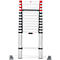 Teleskopleiter Hailo FlexLine, EN 131-6, höhenverstellbar, Einhand-Entriegelung, bis 150 kg, 13 Sprossen