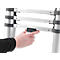 Teleskopleiter Hailo T80 FlexLine, EN 131-6, höhenverstellbar, Einhand-Entriegelung, bis 150 kg, div. Varianten