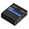 Schwarzer Router mit blauen Akzenten, Modell RUT271, mit Anschlüssen und Herstellerlogo.