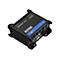 Schwarzer Router mit "RUT956" Aufschrift. Details: Anschlüsse, Antennen und Herstellerlogo.