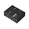 Schwarzer Teltonika RUTC41 Industrie-Router mit LAN-Ports und SIM-Kartenslots auf weißem Hintergrund.