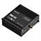 Schwarzer, rechteckiger Router mit Schriftzug TRB143 und Logos, Details wie Anschlüsse, Ports und SIM-Einschub.