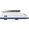 Telweegschaal Kern CPE 6K-3 serie, max. weegvermogen tot 6 kg, RS-232 interface, batterijvoeding, B 315 x D 355 x H 110 mm, roestvrij staal &amp; kunststof, zilver