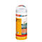 Rouleau cylindrique avec la marque tesa ; étiqueté '2 in 1 Easy Cover Perfect+', montrant l'application avec un rouleau à peinture.