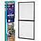tesa® Fliegengitter INSECT STOP Premium, zum Befestigen an Türrahmen, mit teleskopierbarem Aluminiumrahmen, L 1000 x B 2200 mm, anthrazit-transparent