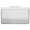 Vue de dessus d'un conteneur rectangulaire blanc avec deux poignées.
