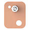 tesa® kleefschroef, voor metselwerk & steen binnen & buiten, kleefkracht tot 5 kg, afneembaar, vierkant, 2 st.