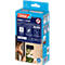 tesa® Klett-Fliegengitter INSECT STOP Premium, zum Befestigen an Fensterrahmen, L 1200 x B 2400 mm, anthrazit-transparent