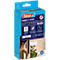 tesa® Klett-Fliegengitter INSECT STOP Premium, zum Befestigen an Fensterrahmen, L 1200 x B 2400 mm, weiß-transparent