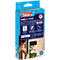 tesa® Klett-Fliegengitter INSECT STOP Premium, zum Befestigen an Fensterrahmen, L 1300 x B 1300 mm, anthrazit-transparent