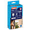 tesa® Klett-Fliegengitter INSECT STOP Premium, zum Befestigen an Fensterrahmen, L 1300 x B 1500 mm, weiß-transparent