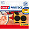 Dessin de contour de caméra grise sur fond blanc.
