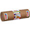 tesa PROFESSIONAL Rolle Selbstklebendes Schutzpapier. Braune Rolle, Text und Anwendungsbeispiel.